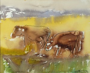 Rinder auf der Wiese
